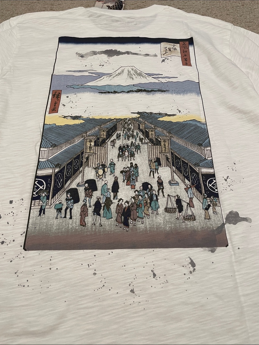 Uniqlo MFA Boston White Short-Sleeve Pocket men T shirt NWT Japanese L = US M - Picture 7 of 10